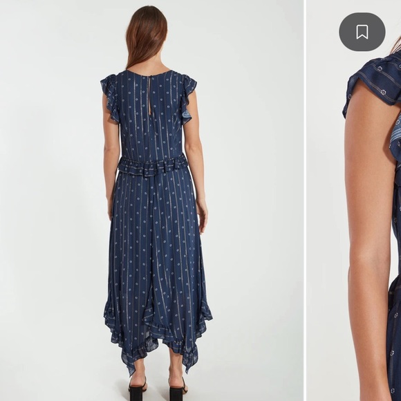 ICONS Day Ruffle Midi Objects of Devotion Dress - Picture 7 of 10